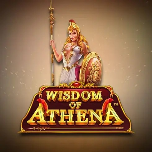 Wisdom of Athena slot logo by Pragmatic Play at WinRolla Casino