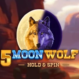 5 Moon Wolf by Apparat Gaming, showcased at winrolla-casino.eu.com – game logo