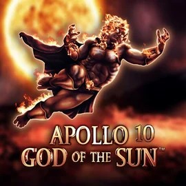 Apollo God of the Sun slot logo by Novomatic at WinRolla Casino