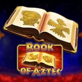 Book of Aztec online game logo by Amatic Industries on winrolla-casino.eu.com