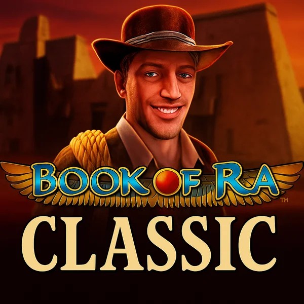 Book of Ra Classic by Novomatic, showcased at winrolla-casino.eu.com – game logo