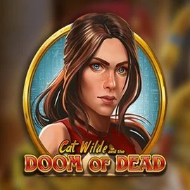 Official Slots logo: Cat Wilde and the Doom of Dead by Play'n GO at WinRolla Casino