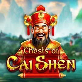 Chests of Cai Shen slot logo by Pragmatic Play at WinRolla Casino