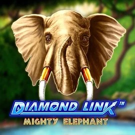Diamond Link Mighty Elephant slot logo by Novomatic at WinRolla Casino