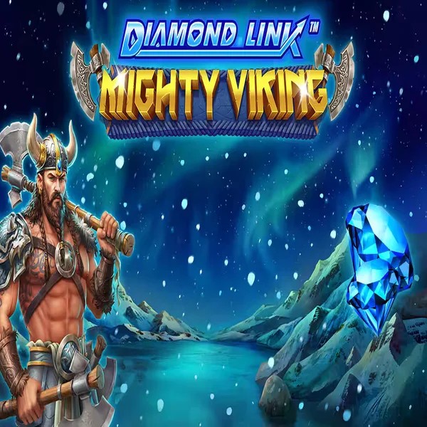 Diamond Link Mighty Viking slot visual from Greentube available on winrolla-casino.eu.com