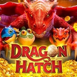 Dragon Hatch slot logo by PG Soft at WinRolla Casino