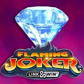 Official Slots logo: Flaming Joker Link and Win by Barstruck at WinRolla Casino