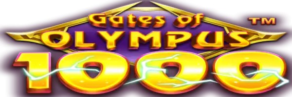 Gates of Olympus 1000 online game logo by Pragmatic Play on winrolla-casino.eu.com