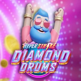 Official Slots logo: Hyper Strike Diamond Drums by Gameburger Studios at WinRolla Casino
