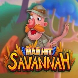 Mad Hit Savannah slot visual from RubyPlay available on winrolla-casino.eu.com