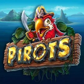 Pirots slot logo by ELK Studios at WinRolla Casino