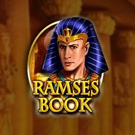 Official Slots logo: Ramses Book Deluxe by Gamomat at WinRolla Casino