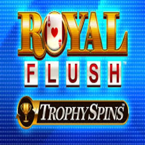 Royal Flush Trophy Spins by Greentube, showcased at winrolla-casino.eu.com – game logo