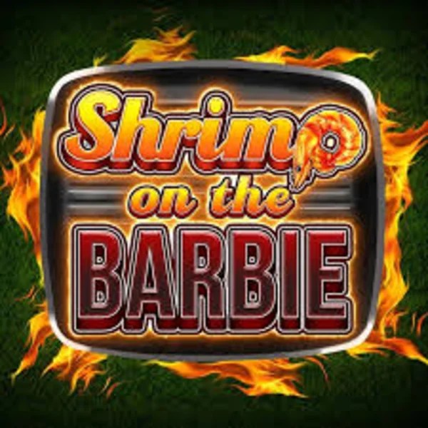 Shrimp on the Barbie online game logo by Greentube on winrolla-casino.eu.com