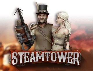 Slots logo of Steam Tower Slot from NetEnt at WinRolla Casino
