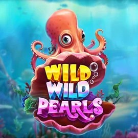 Wild Wild Pearls slot logo by Pragmatic Play at WinRolla Casino